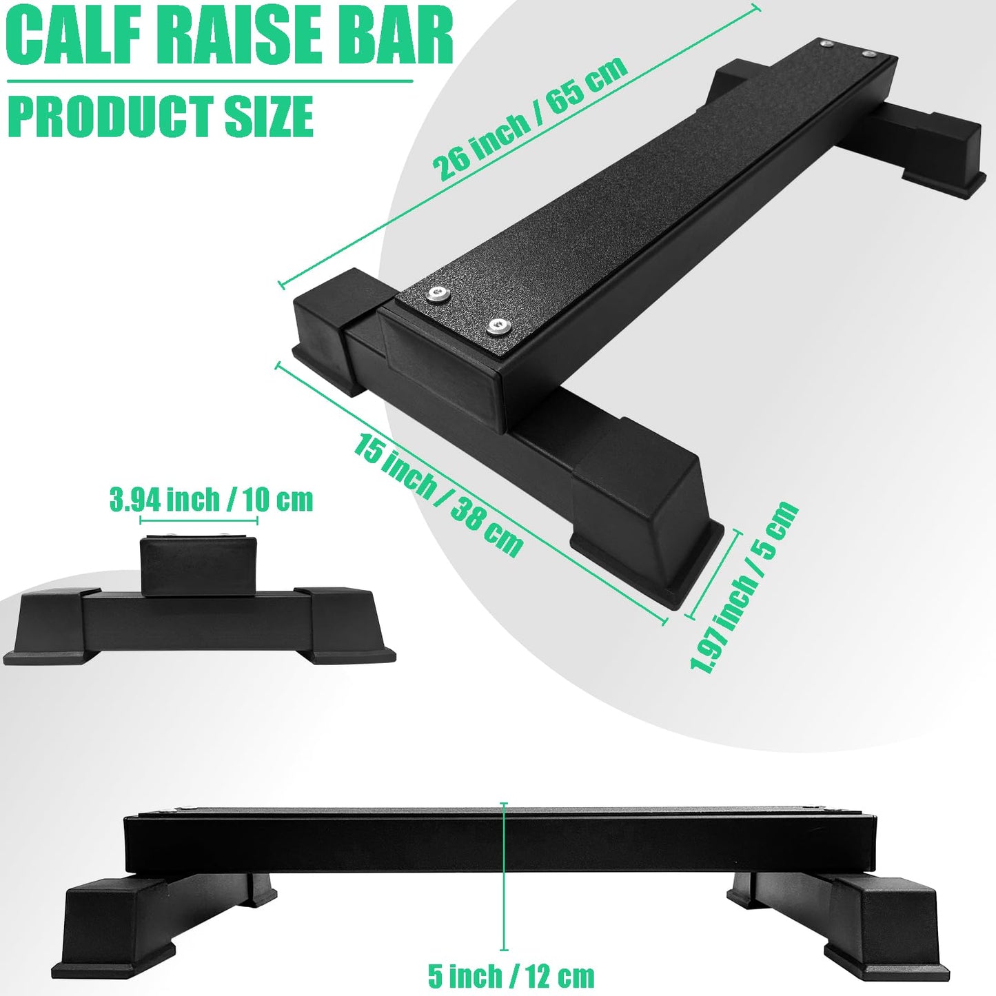 Steel Calf Raise Bar