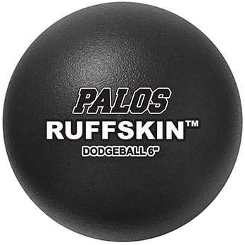 Palos RuffSKIN 6" Black Dodgeballs - Set of 6-2 Yr.