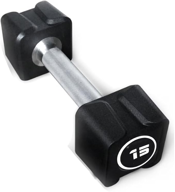 Cast Iron Dumbbells,(5.5LB-30LB)/Single(30LB/55LB) Dumbbell Weights with PU Coating and Anti-slip Grip,No Odor