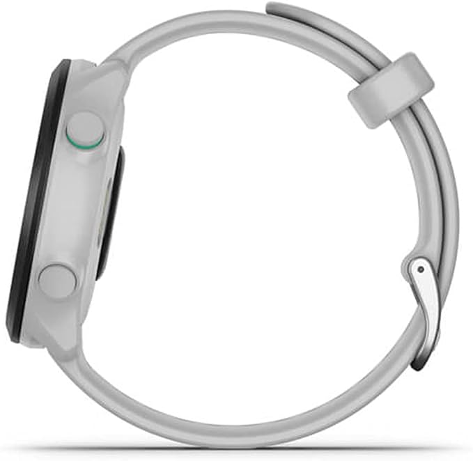 Garmin Forerunner 55 GPS Running Watch (White) | Official USA Partner Model | Bundle with 2-Pack Screen Protector Bundle