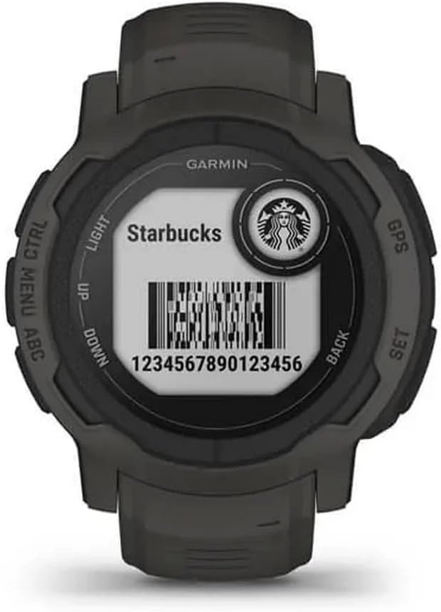 Garmin 010-02626-10 Instinct 2, Rugged Outdoor Watch with GPS, Built for All Elements, Multi-GNSS Support, Tracback Routing and More, graphite
