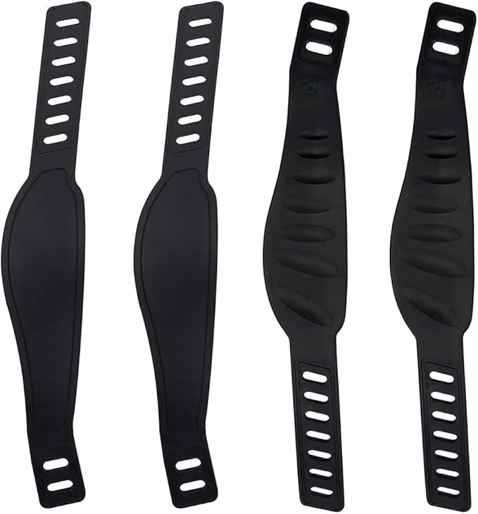 Exercise Bike Pedal Straps, Heavy Duty Adjustable Length Universal Pedal Strap Fits Most Bike Pedals Exercise Bike Bicycle Cycle for Home or Gym