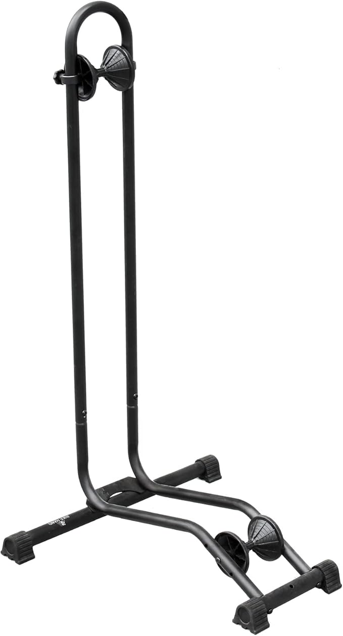 BikeHand Bike Floor Stand Parking Rack Stand - for 24"-29" Mountain MTB & Road Bikes Bicycles Indoor Outdoor Garage Storage - Classic for 1 Bike