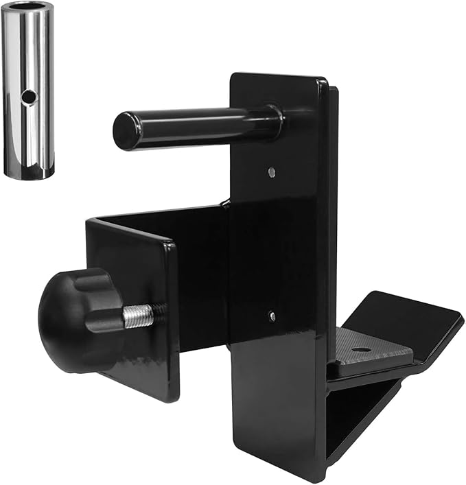 Yes4All Power Rack Attachment – J-Hook Barbell Fit 2x2 or 3x3 in