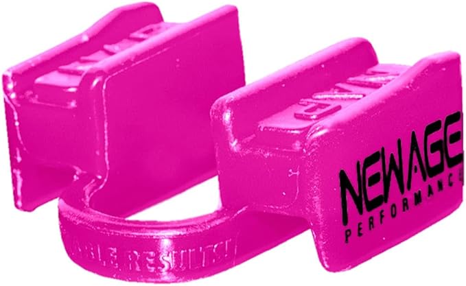 New Age Performance 6DS Weightlifting Mouthpiece, Increase Strength & Reps for Lifting, Powerlifting, Strongmen, Bodybuilding, Calisthenics, Workout Accessory, Fitness Gear (Pink)