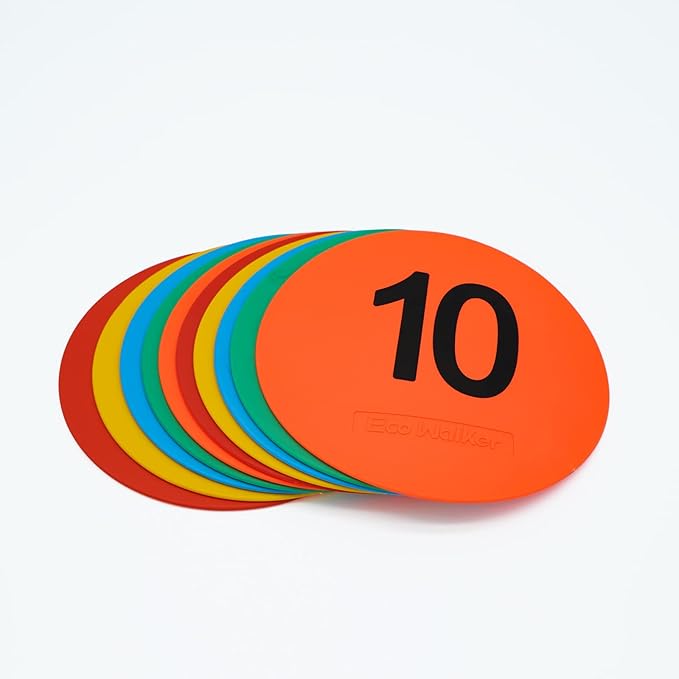 Flat Cones Spot Markers Soccer Basketball Sports Speed