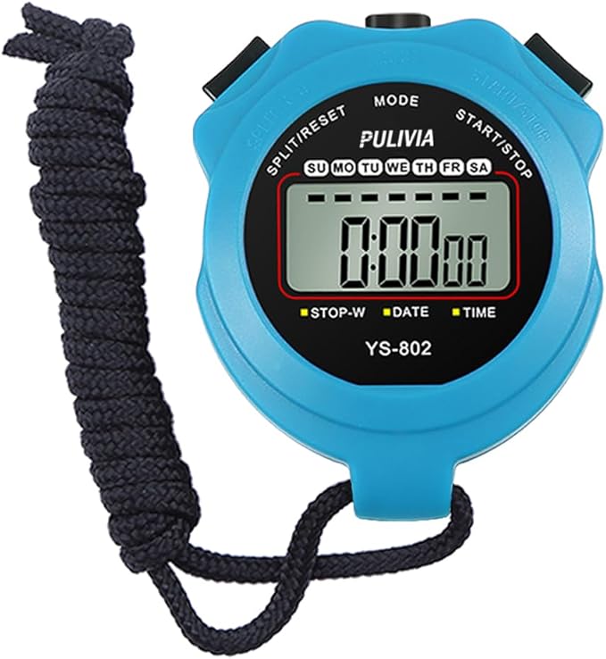 Sports Stopwatch Timer Single Lap Split Digital Stopwatch