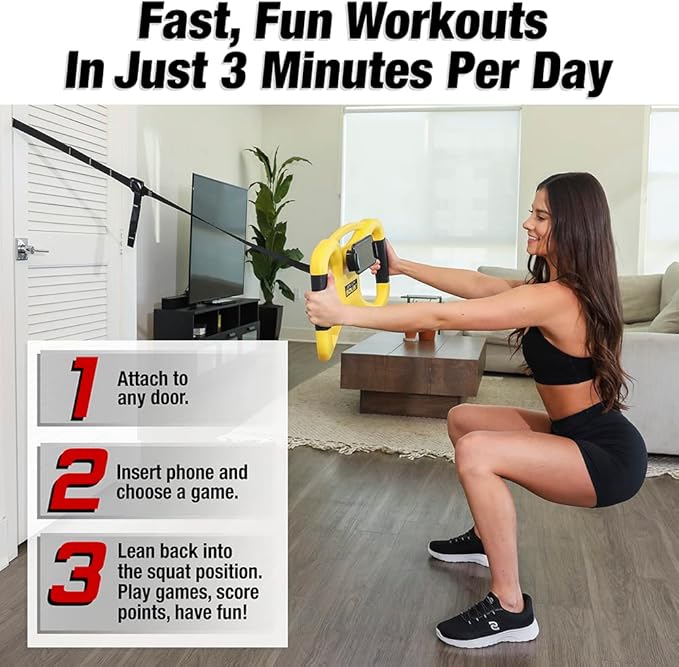 STEALTH Squat Trainer - Home Fitness Equipment &