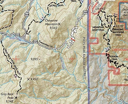 Outdoor Trail Maps Pikes Peak and Colorado Springs (2020)