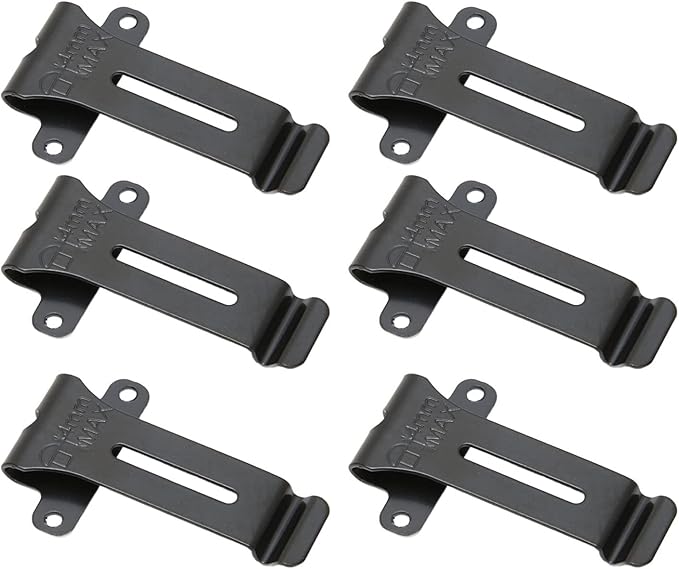 Radio Belt Clip 208 TK 308 22AT, 22AT, for 888S BF 666s Replacement, 6Pcs