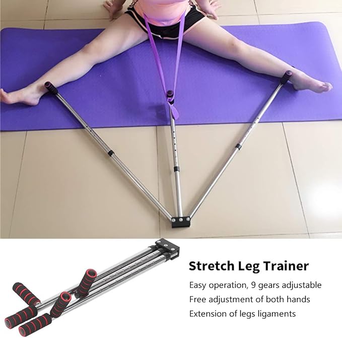 RiToEasysports Stretch Leg Trainer Stainless Steel Foldable 3