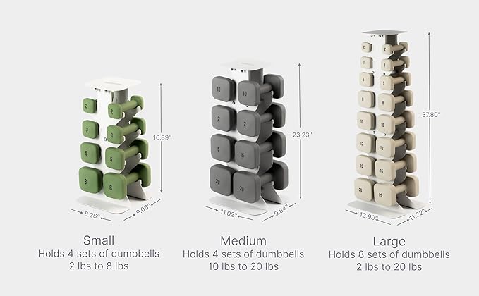 Dumbbell Racks, Space Saving Solution, Sturdy Cast Iron, Home Workout Storage, Heavy Weights Bearing, Home Strength Training