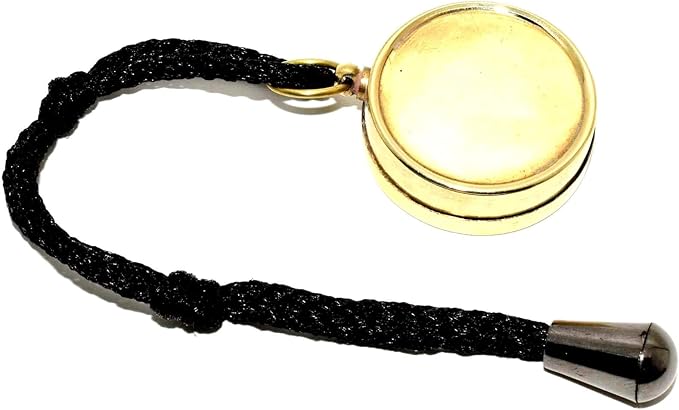 Solid Brass Pocket Compass 1.5" - Camping and Hiking