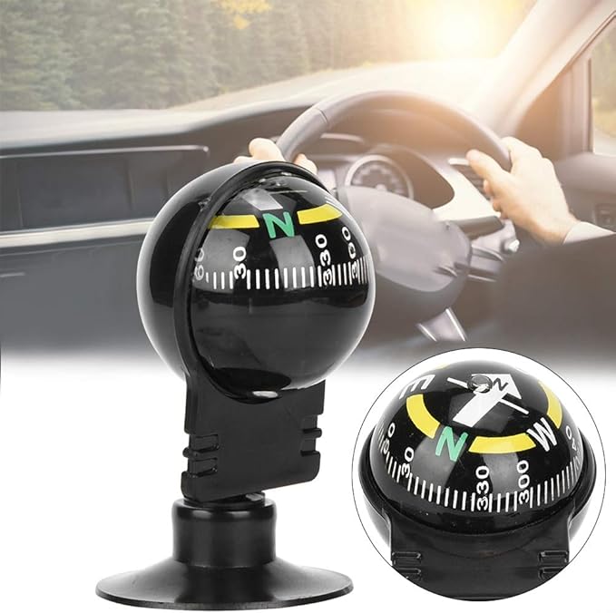 Car Compass Ball 2pcs Portable