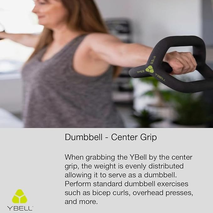 TRX YBell Arc Series 3-in-1 Kettlebell 2.4 LBS