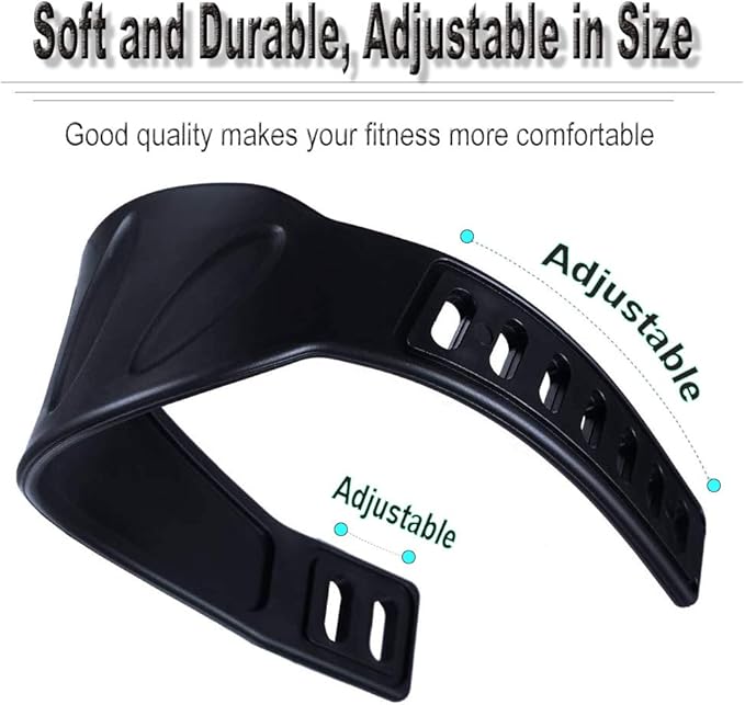Exercise Bike Pedal Straps, Heavy Duty Adjustable Length Universal Pedal Strap Fits Most Bike Pedals Exercise Bike Bicycle Cycle for Home or Gym