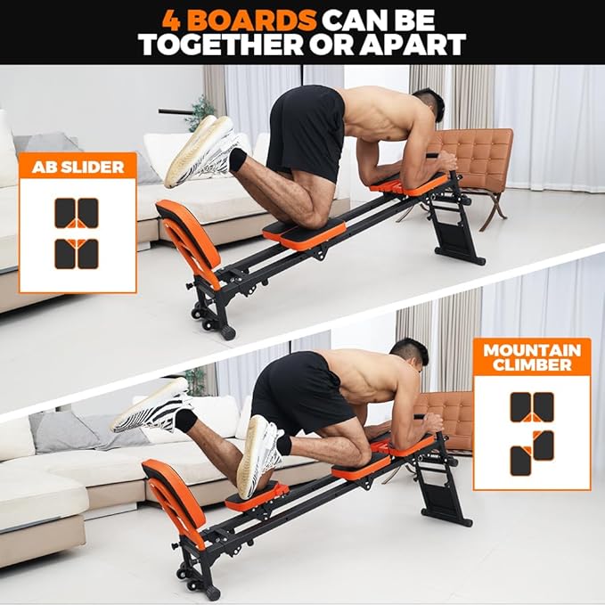 ONETWOFIT Multifunctional Indoor Home Gym Workout 4 Resistance 80 Exercise