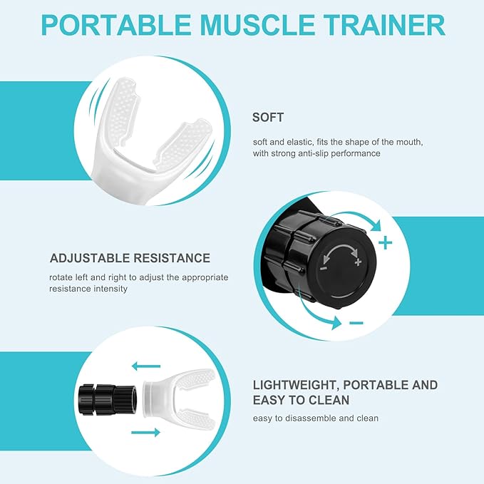 Portable Muscle Trainer : Adjustable Resistance Exercise Trainer 2, White