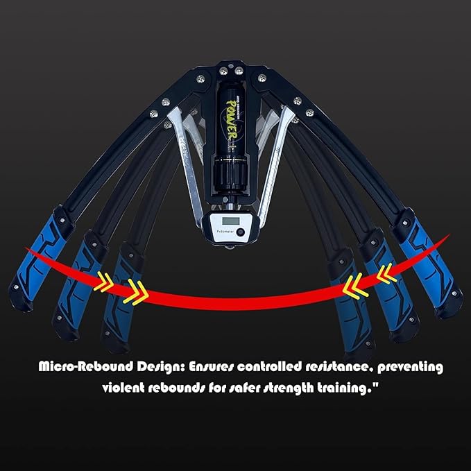Chest Expander Arm Exercise Equipment 10 Gears 22-440lbs,Thickened Carbon