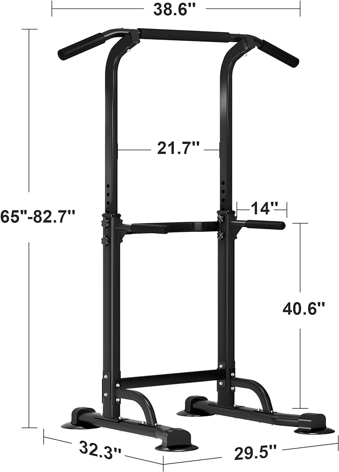 SogesHome Power Tower Pull Up Bar and Dip