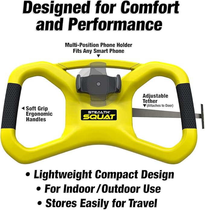 STEALTH Squat Trainer - Home Fitness Equipment &