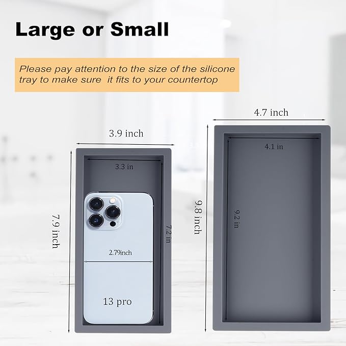 Bathroom Trays for Counter