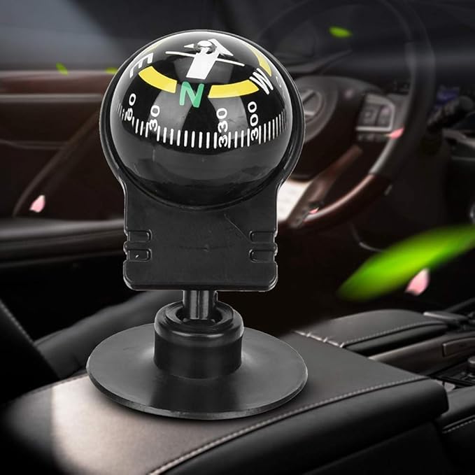 Car Compass Ball 2pcs Portable