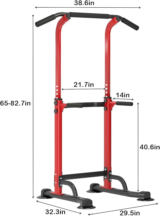 SogesHome Power Tower Pull Up Bar and Dip