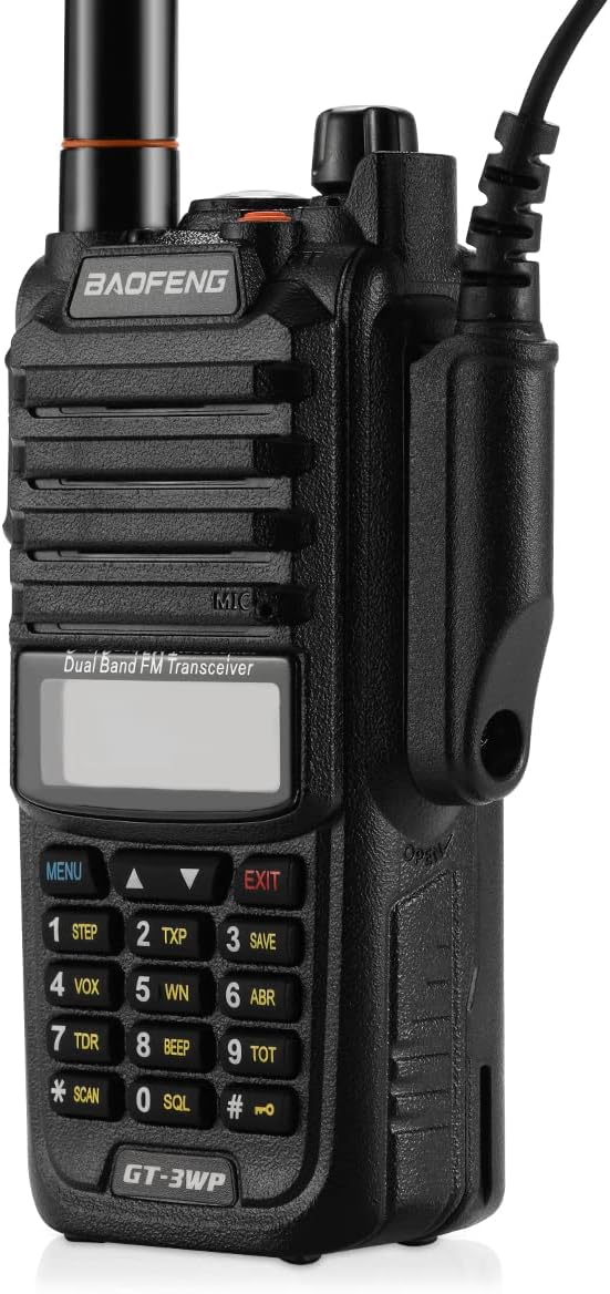 BAOFENG GT-3WP IP67 Dual Band Two-Way Radio 144-148MHz 420-450MHz, 420-450MHz, Waterproof 1 Pack