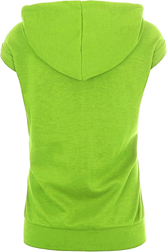 GIVON Women's Lightweight Hooded Vest Sleeveless 1/4 Zip Pullover Casual Hoodie Sweatshirt with Pockets