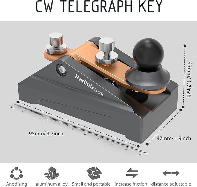 CW Telegraphy Key Auto Morse - Radio HAM