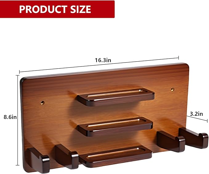 Ping Pong Paddle Holder, Ping Pong Paddle Storage Rack Wall Mounted Holds 8 Paddles and 12 Balls, Table Tennis Racket Display Organizer for Game Room,Home