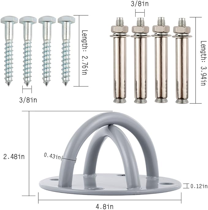 Wall Ceiling Mount Bracket for Gym & Home