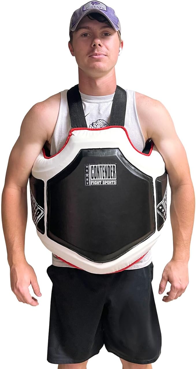 Contender Fight Sports Heavy Hitter Boxing Body Protector PBP Black/White