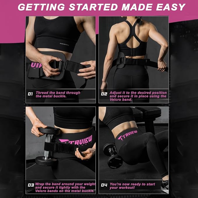 Hip Thrust Belt for Gym & Pilates