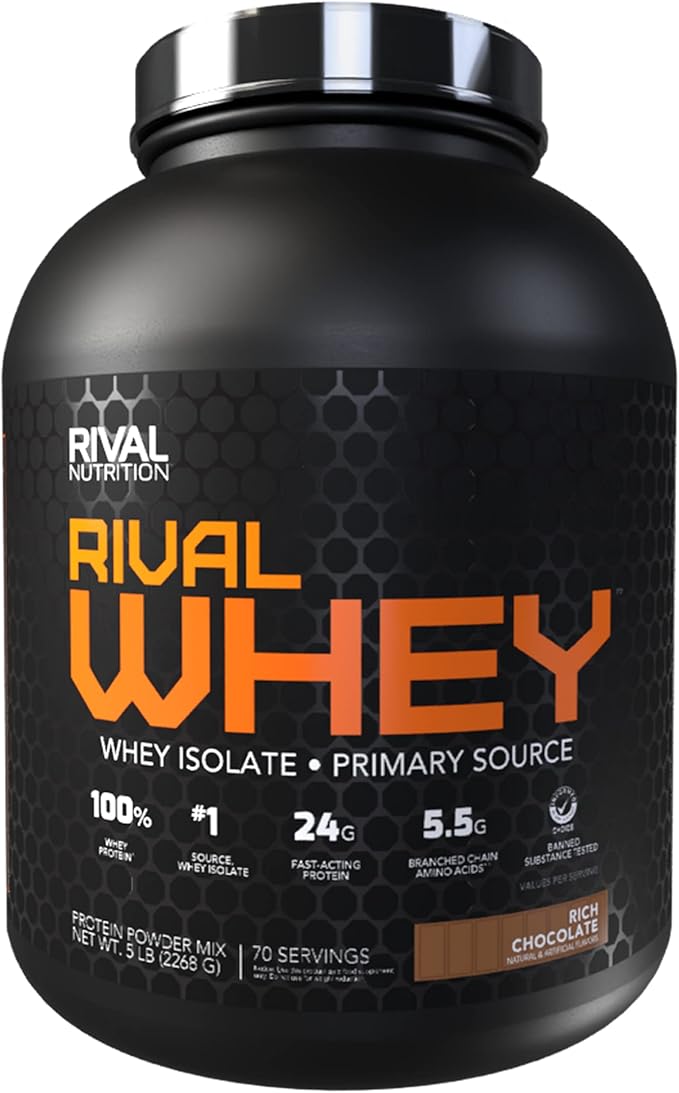 Rival Nutrition Rival Whey- Rich Chocolate 5lbs.