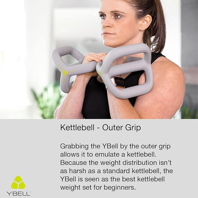 TRX YBell Arc Series 3-in-1 Kettlebell 2.4 LBS
