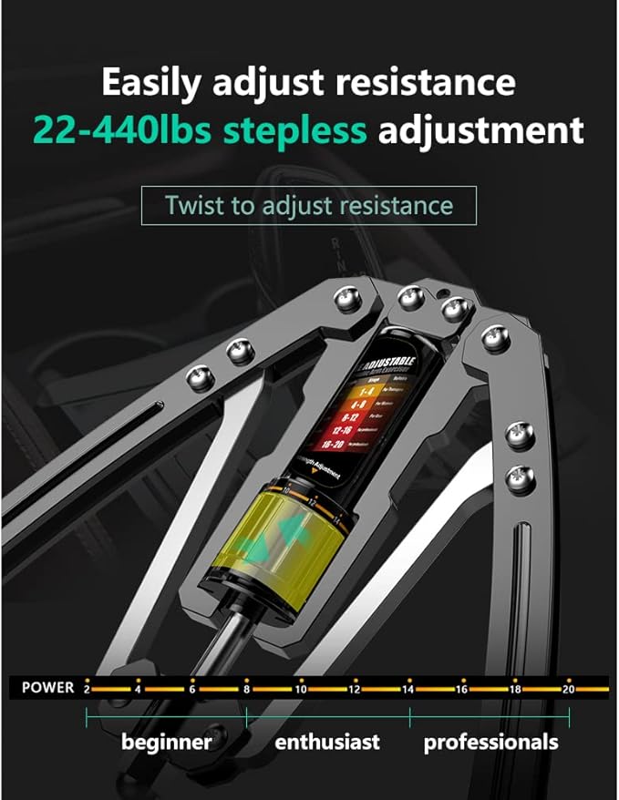 Twister Arm Exerciser 22-440lbs Hydraulic