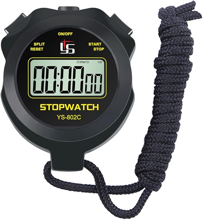 Digital Stopwatch Timer Only Stopwatch with On/Off