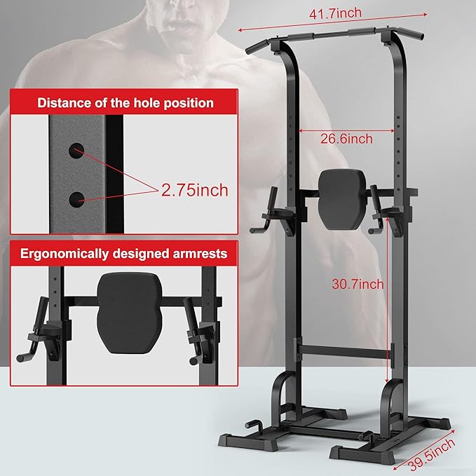 Elevens Power Tower Dip Station Stand Pull Up
