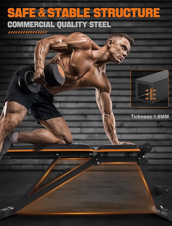 Sportsroyals Workout Bench 750LBS Weight