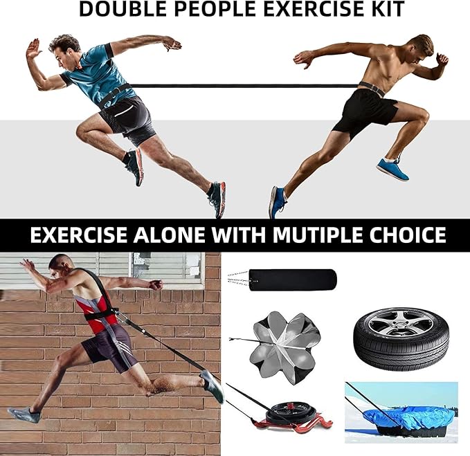 Sled Harness, Weight Speed Sled Workout Tire Pulling