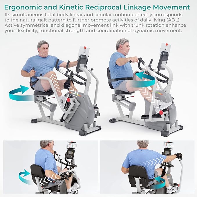 by Innova RCT2025 Recumbent Cross Trainer with Swivel