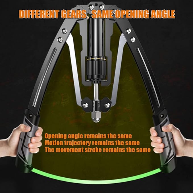 Arm Blaster Forearm Workout Equipment - ZHMNEG New 10 Gears 22-440lbs,Thickened Carbon