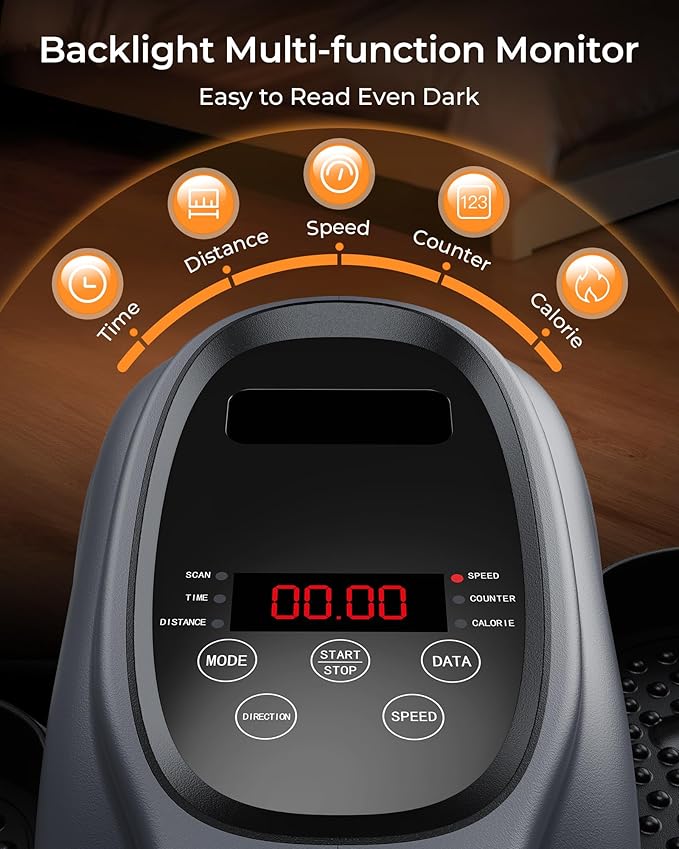 Under Desk Elliptical 10 Adjustable