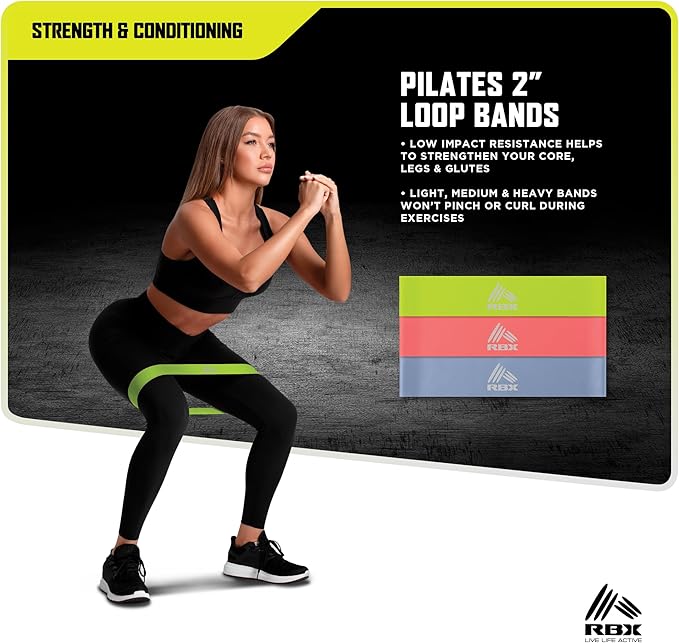 RBX 5 Piece Home Gym Workout Kit - Light 8 Resistance