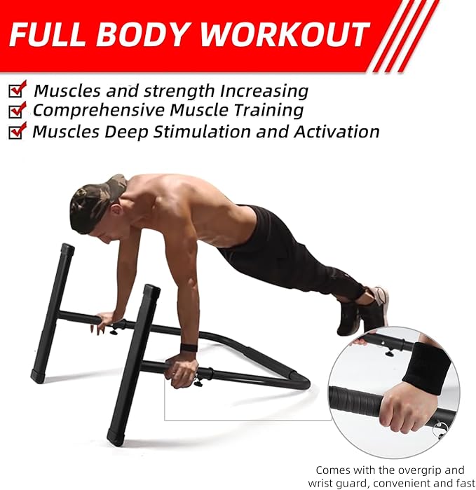 Adjustable Dip Bars for Home Gym Workout