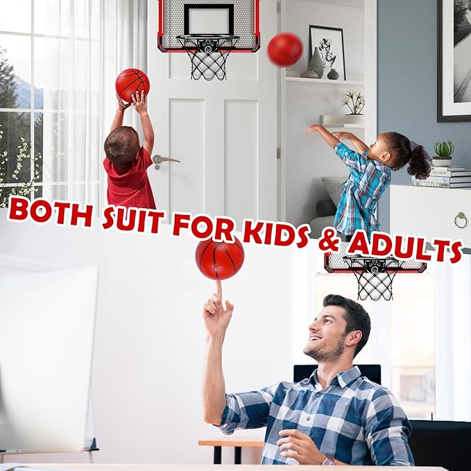 Indoor Mini Basketball Hoop for Kids and Adults
