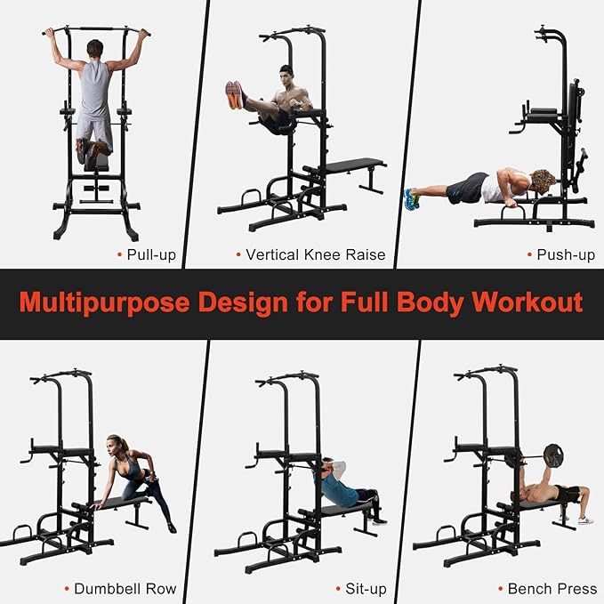 Adjustable Height Dip Bar Station