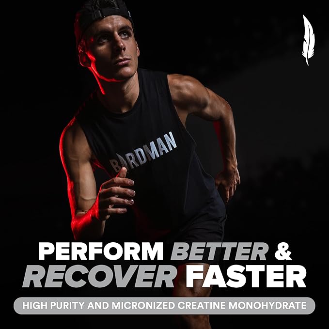 BIRDMAN Micronized Creatine Monohydrate Powder 200 Servings (5 grams 2.2lb.
